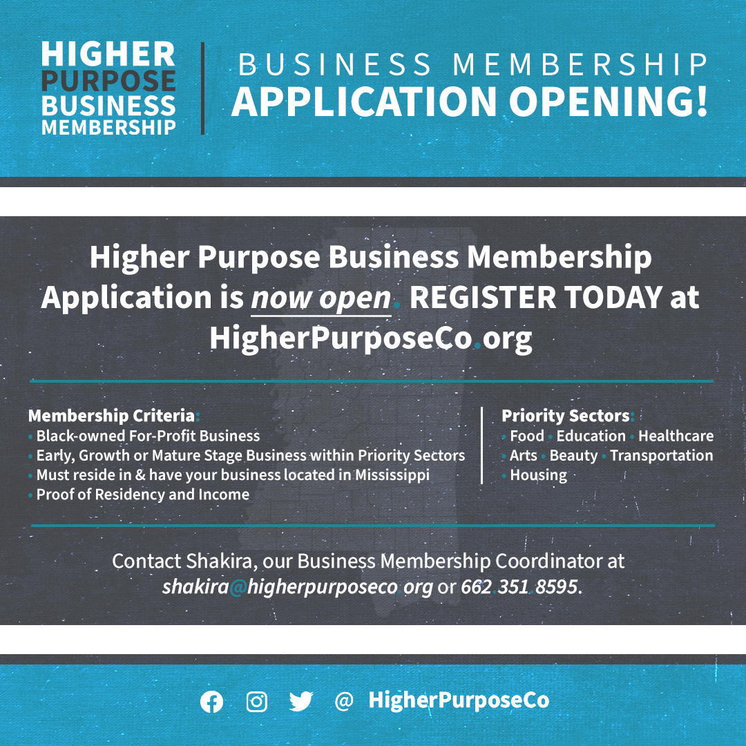 Featured image for “Higher Purpose Membership Enrollment is Open for Business Membership”